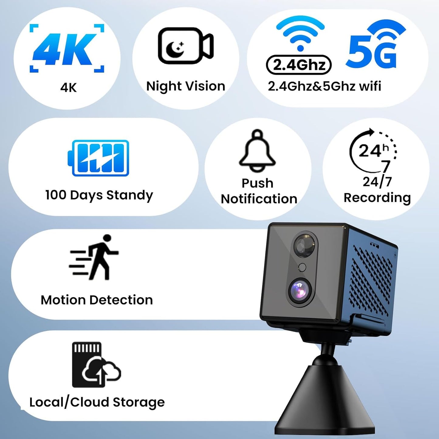 CB70 Dualband-WLAN-Minikamera