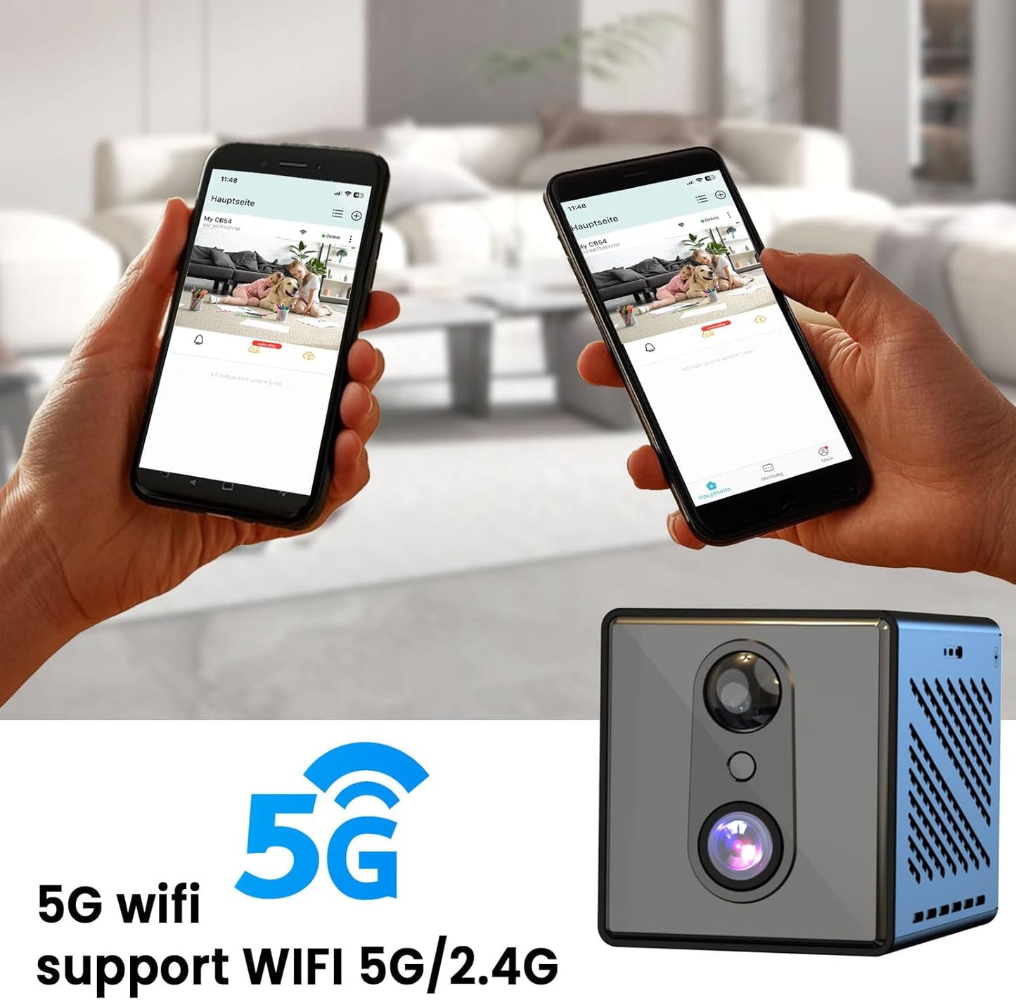 CB70 Dualband-WLAN-Minikamera