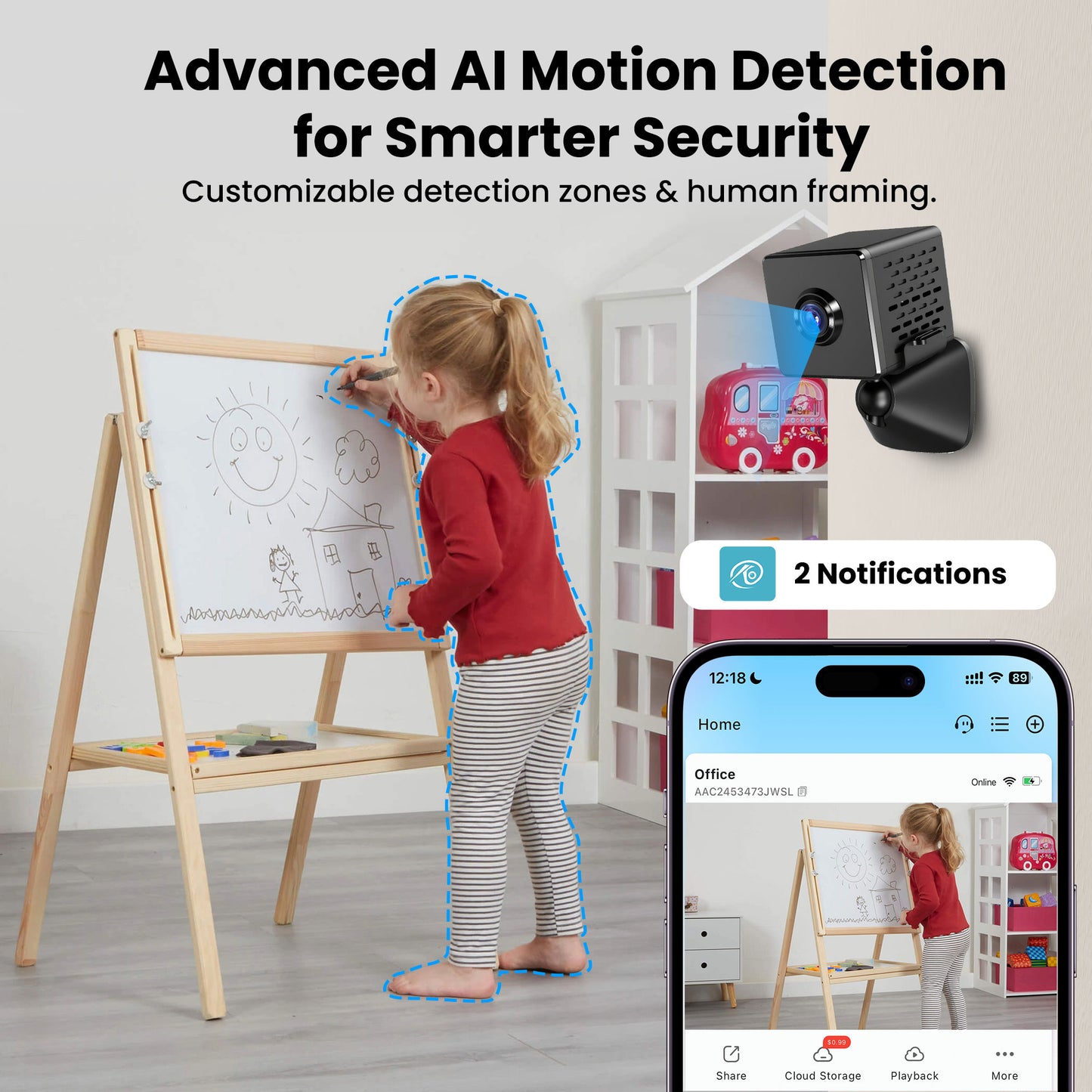A3 2.4G&5G Wi-Fi Mini Hidden Camera