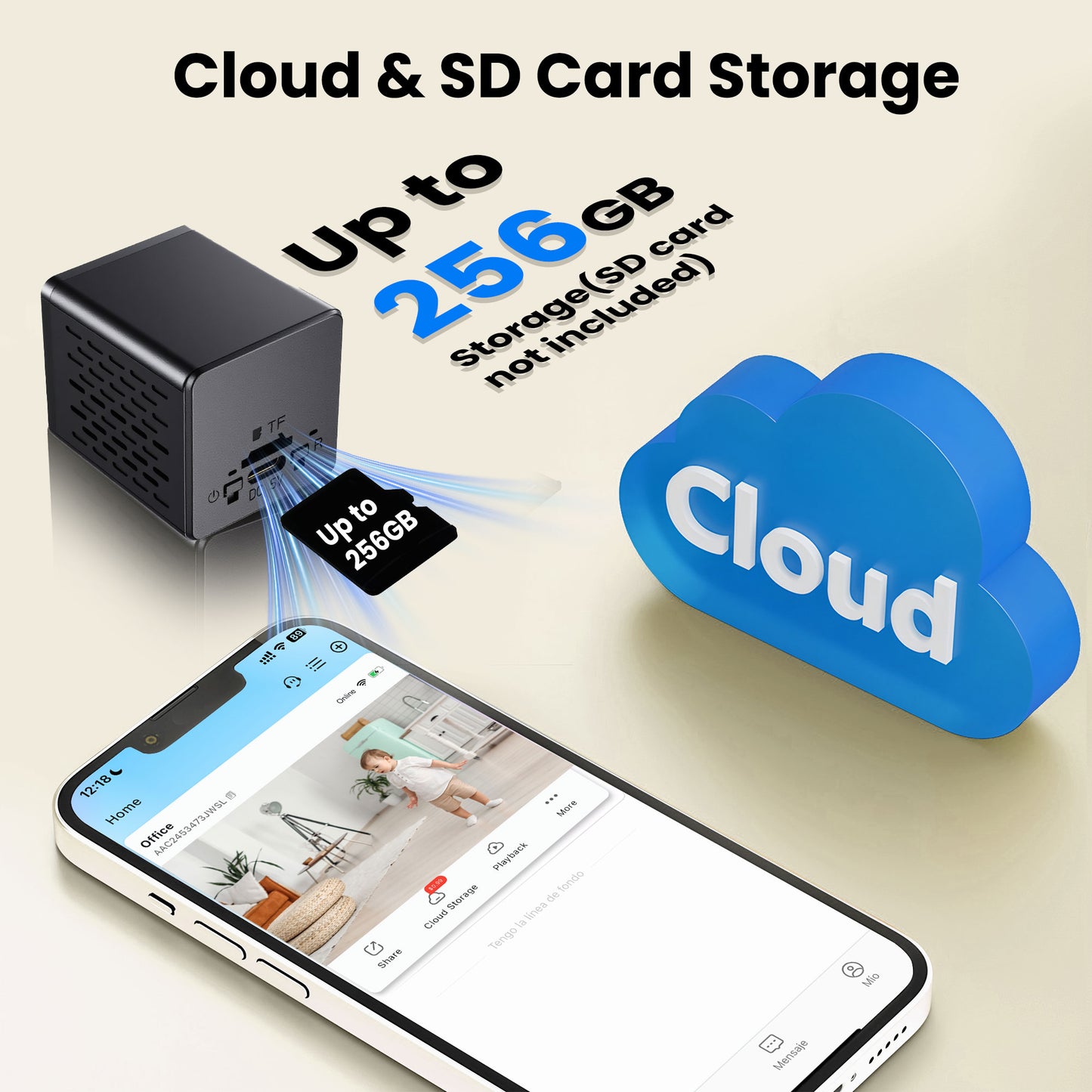 A3 2.4G&5G Wi-Fi Mini Hidden Camera