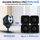 Portable 100-day standby hidden camera