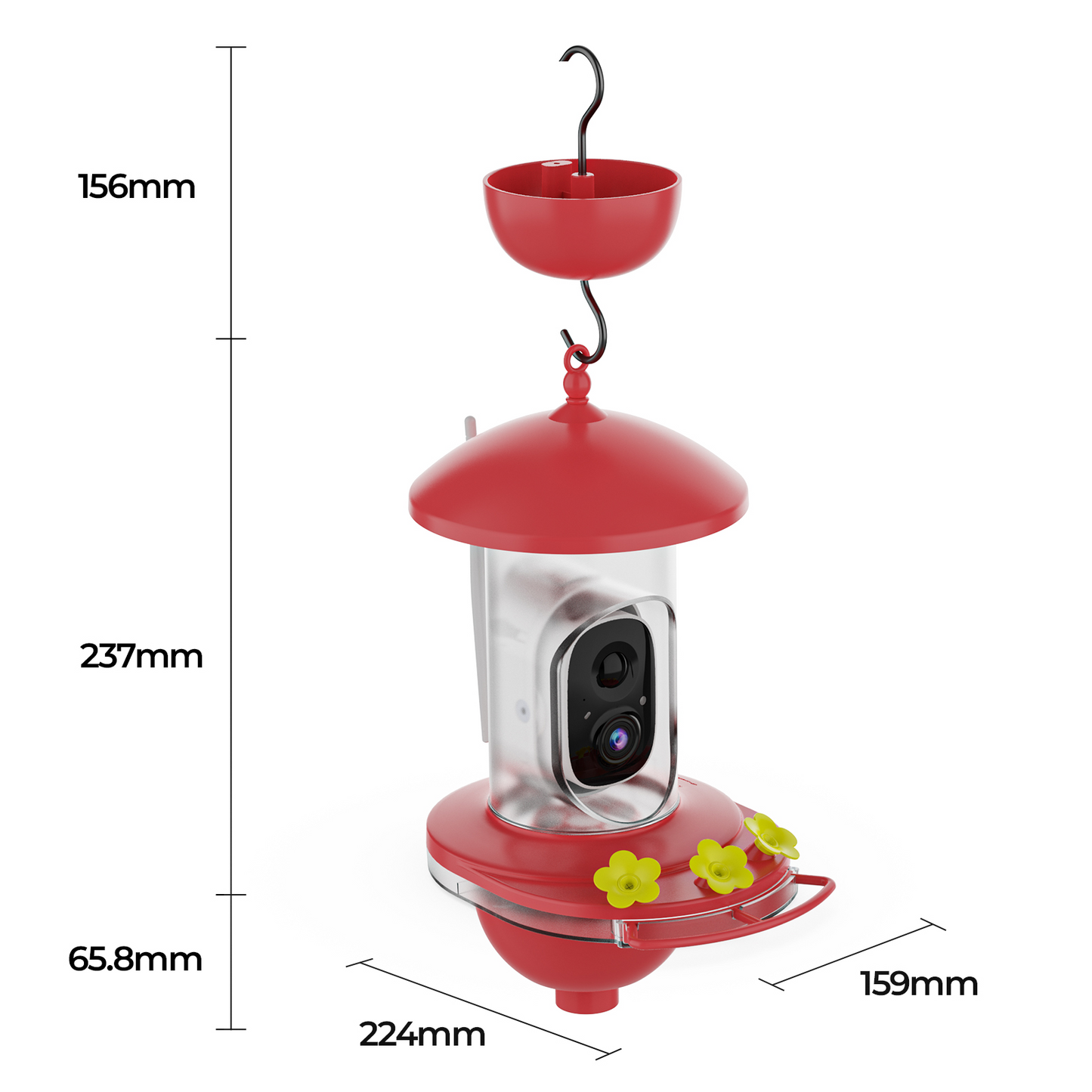 G01 AI detection bird feeder camera