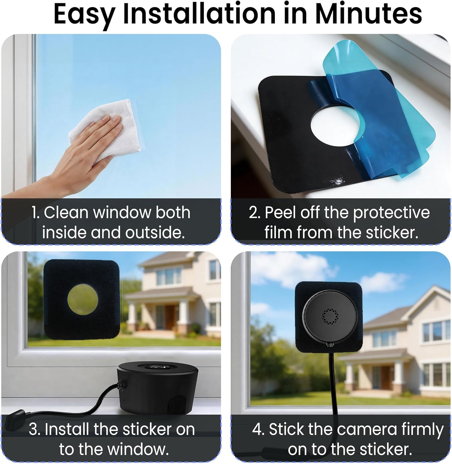 SP-CS996 2K 3MP 5GHz & 2.4GHz WiFi Window Camera