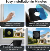 SP-CS996 2K 3MP 5GHz & 2.4GHz WiFi Window Camera