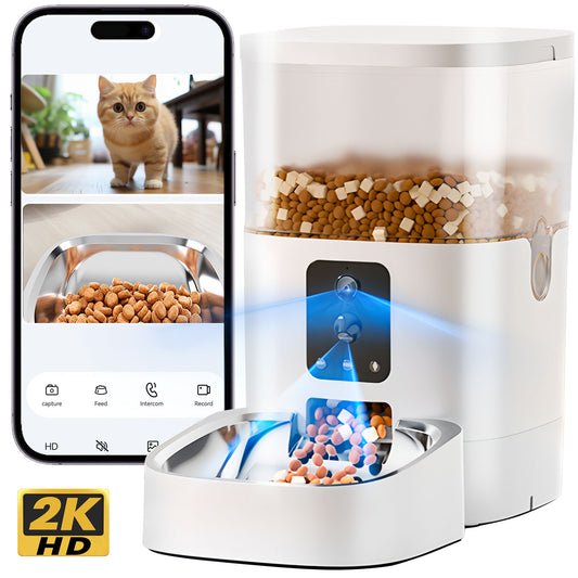 Automatic Cat Dog Feeder with Dual Cameras