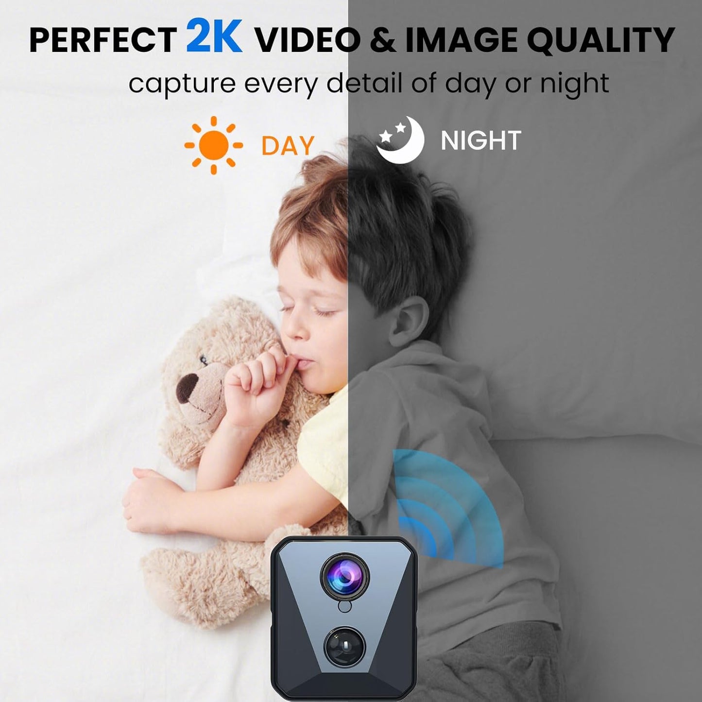 B11 4K Mini Nanny Cam WiFi Indoor Security Camera
