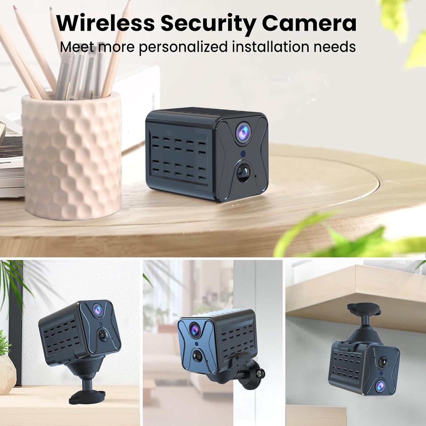 B6 4K Hidden Spy Camera with WiFi Smart Nanny Cam