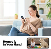 Wireless 4K spy camera with AI motion detection alerts