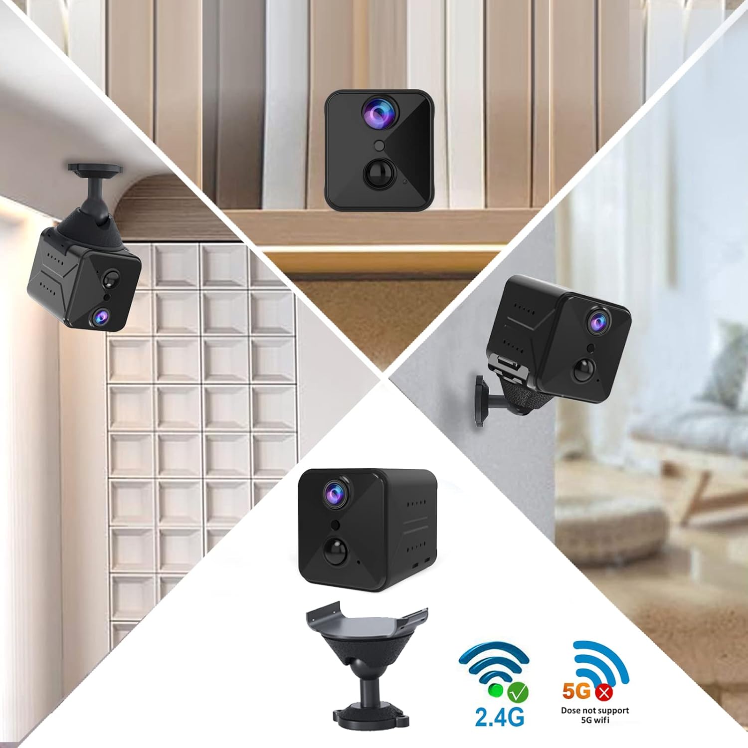Javiscam WiFi indoor spy camera for home security