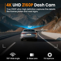 SP-OK710 Ultra HD 4K Wi-Fi Dash Cam