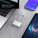 USB-C SD Card Reader for Phone & Tablet, Micro SD / TF Card Adapter, Type-C Memory Card Reader (Card Not Included)