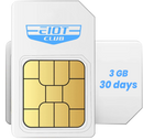 UBox/UBoxPro/YBox EIOTCLUB SIM card data (CA only) - 1 month