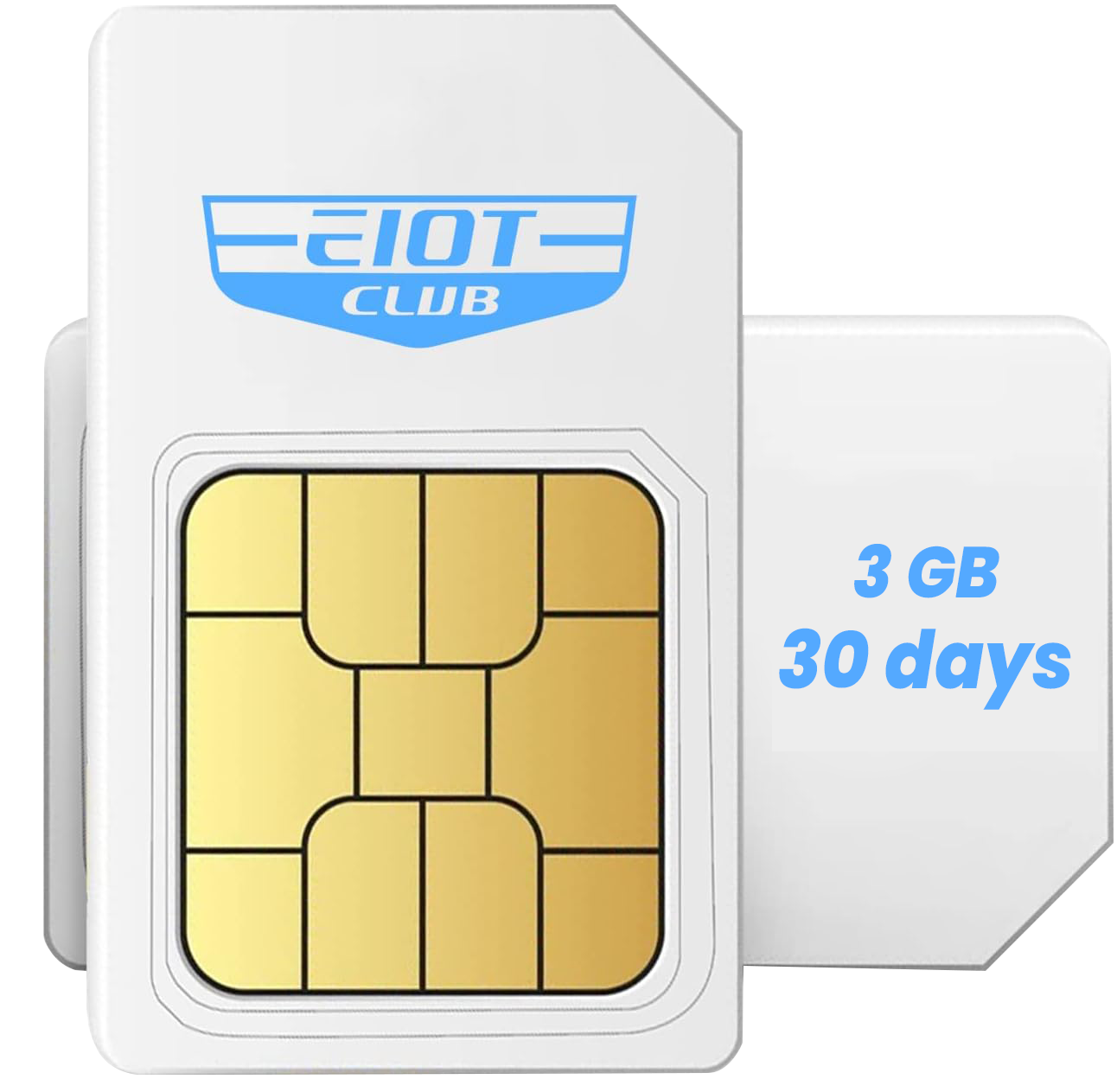 UBox EIOTCLUB SIM card data (US only) - 1 month 3GB