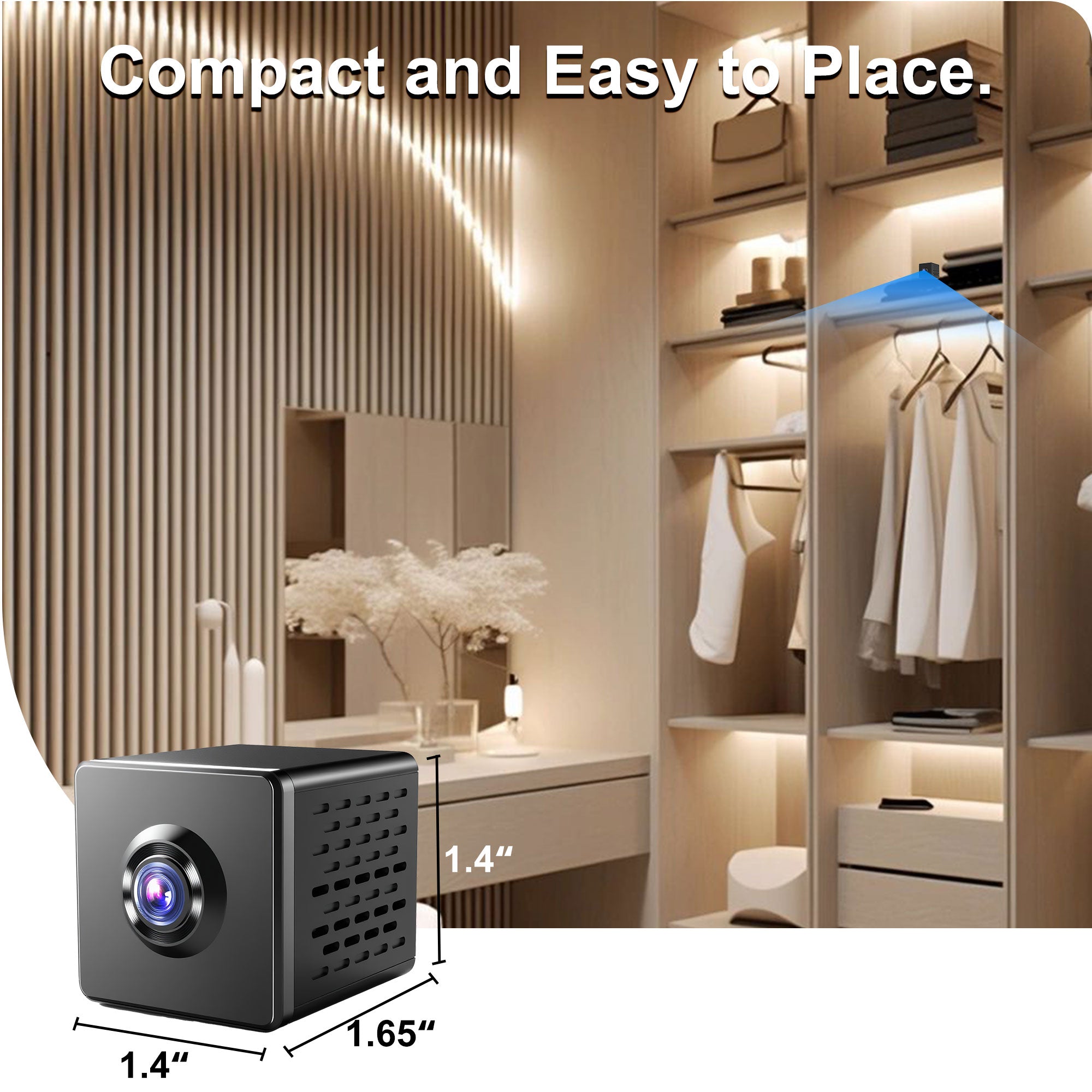 A3 2.4G Wi-Fi Mini Hidden Camera