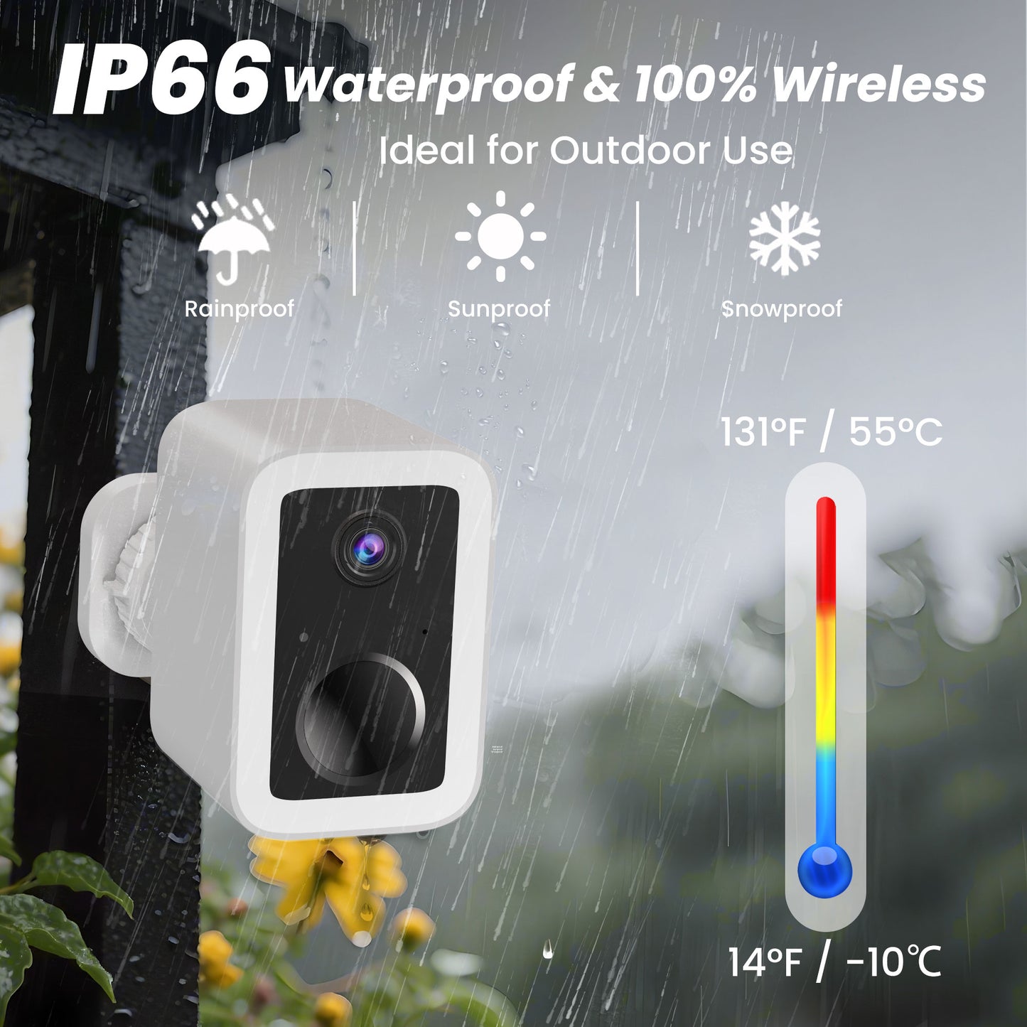 CB554 2.4G&5G Wi-Fi Outdoor Security Camera