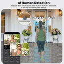 AI person detection indoor surveillance camera