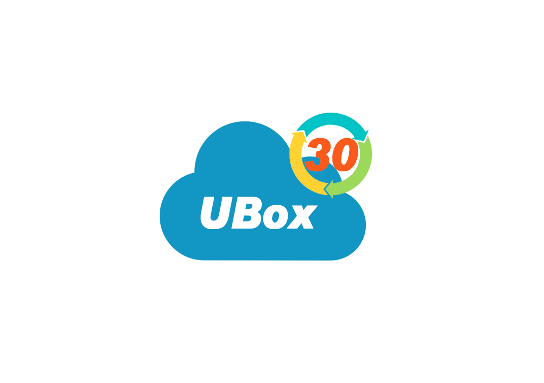 UBox Cloud-Speicher - 30-Tage-Zyklus in 6 Monaten